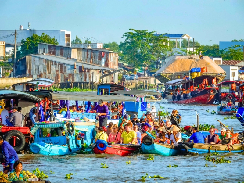 Marché flottant de Cai Rang