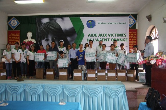 Soutien aux victimes de l’Agent Orange du district de HUNG HA, de la province de THAI BINH, Vietnam 2017