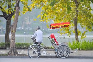 cylco pousse vietnam hanoi voyage