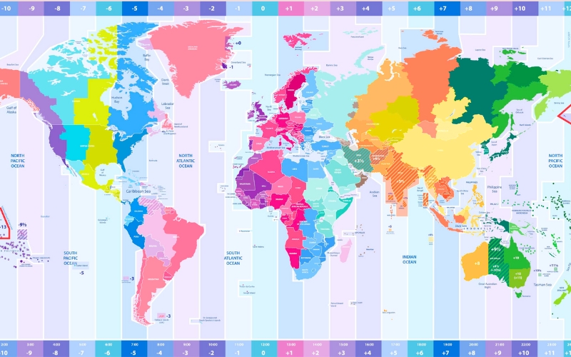 Fuseau horaire & Décalage horaire au Vietnam