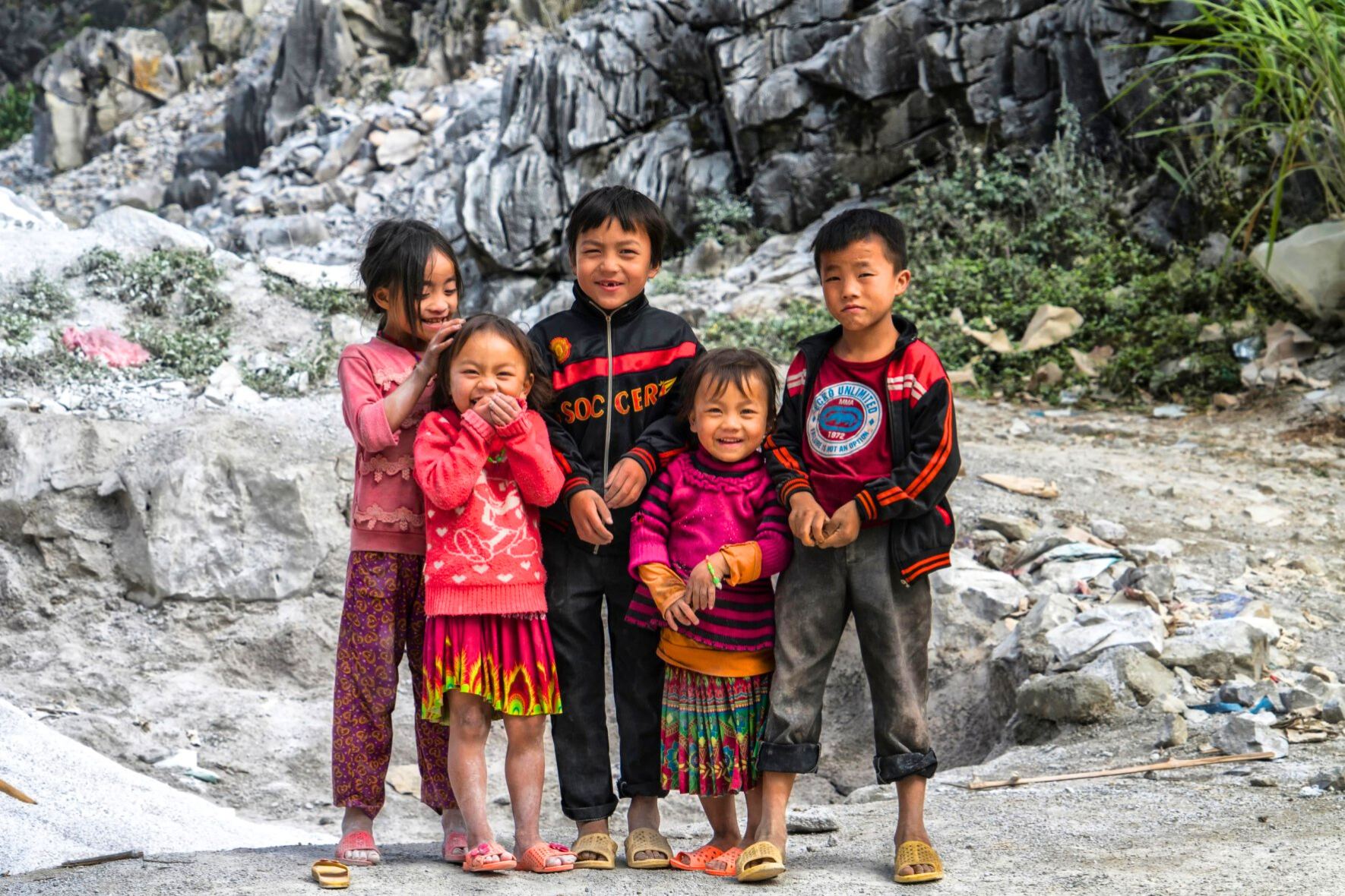Les enfants de la province de Ha Giang