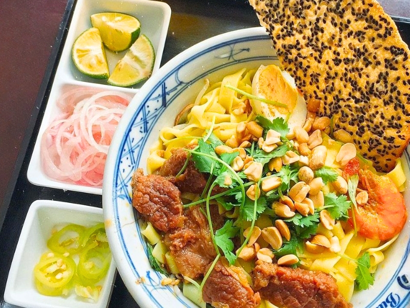 Mi Quang est l’une des spécialité de Hoi An