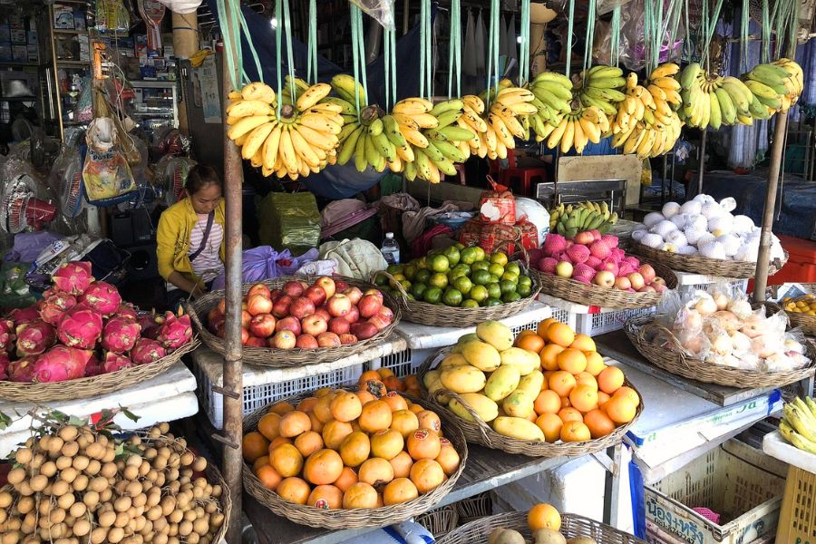 vieux marche a siem reap