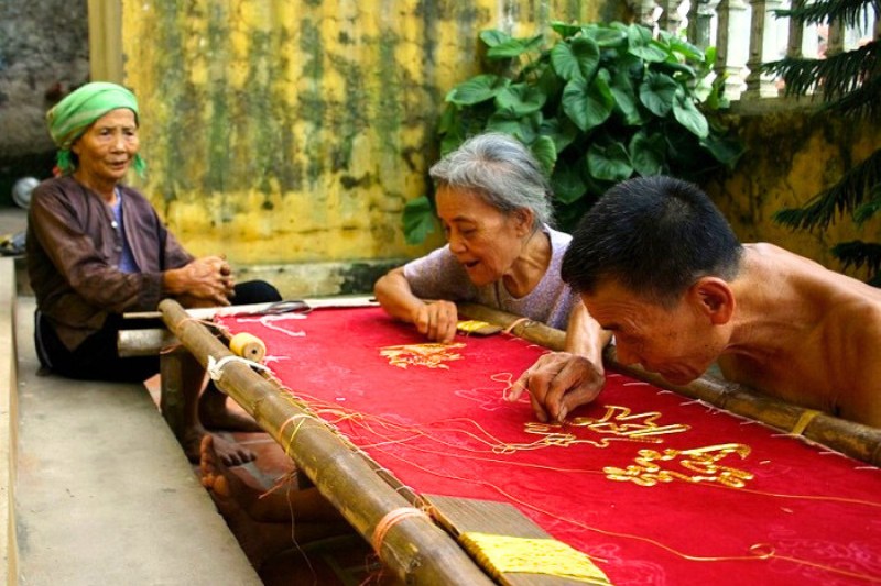 La broderie vietnamienne