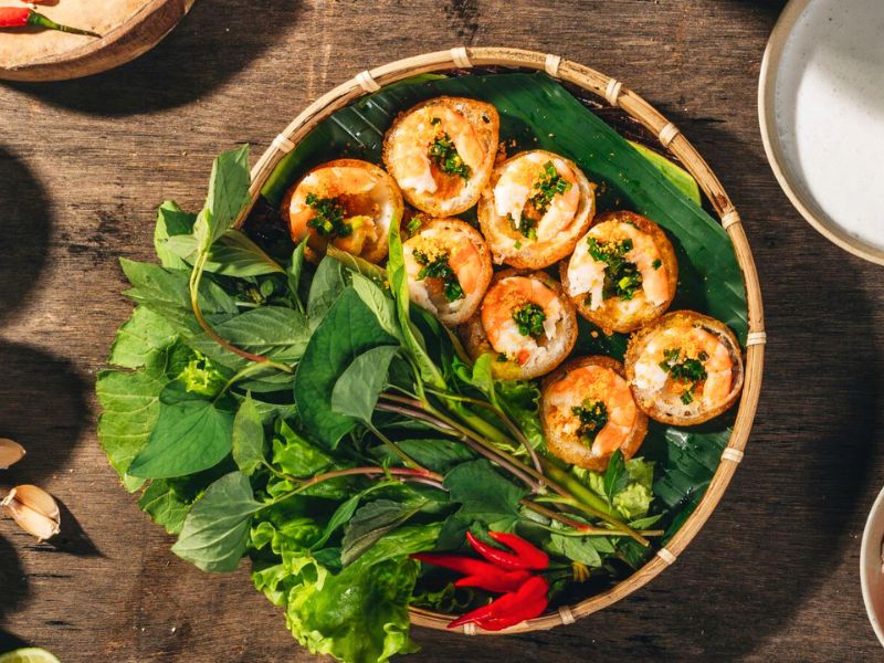 Banh khot (Mini crêpe vietnamienne croustillant)